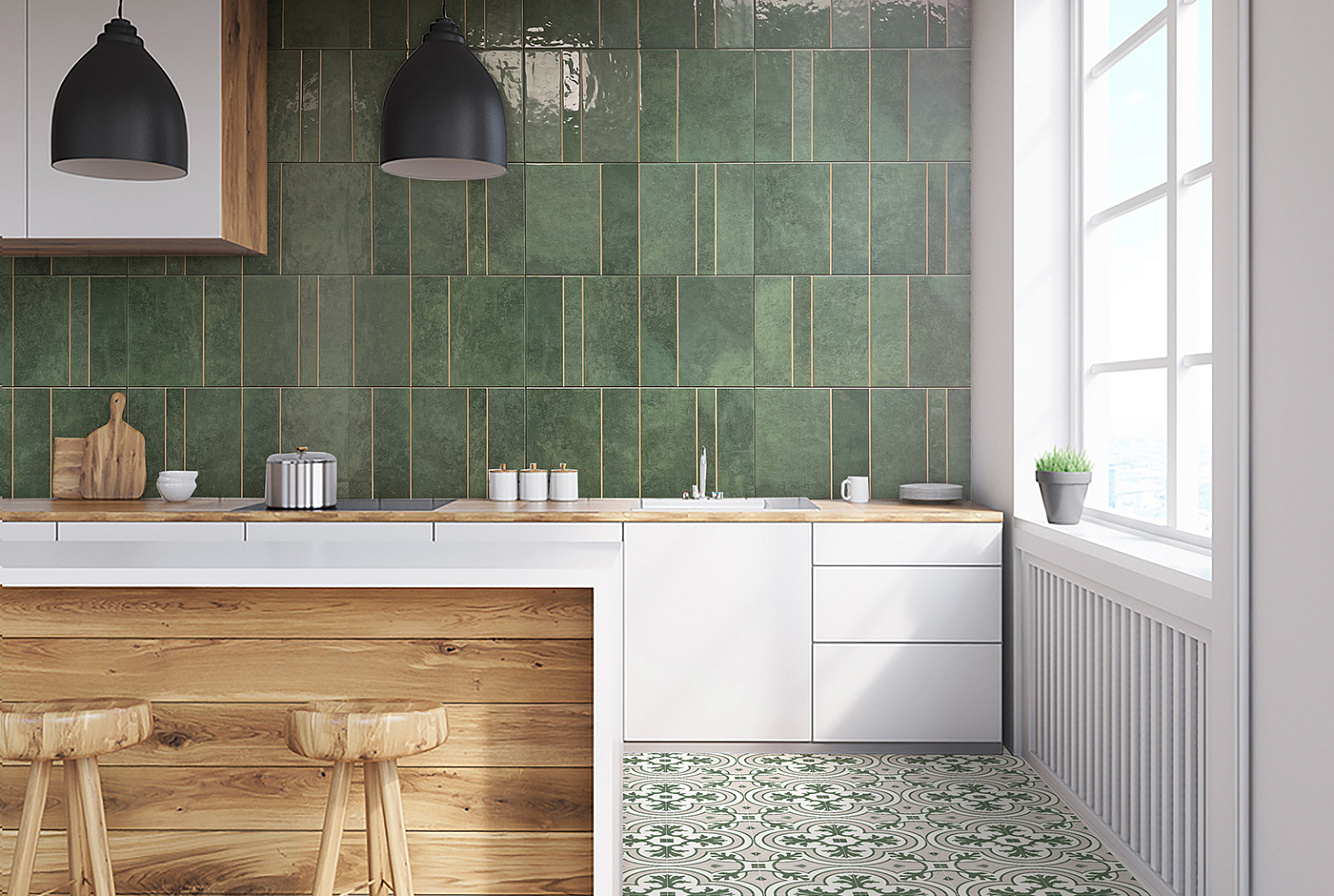 KIAN GREEN 30X60 / CARMEN GREEN 45X45